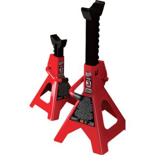 Torin Pair of Ratchet Action Jack Stands — 3 Ton Capacity, Model# T43002  Jack Stands