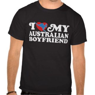 Australian Boyfriend T shirts