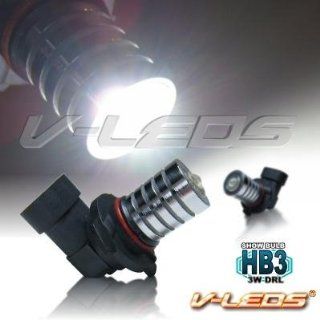 V LEDS HID WHITE 3W CREE DRL BULBS HB3 9005 Automotive