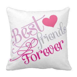 BFF   Fashion Best Friends Forever with Photo Pillow