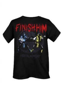 Mortal Kombat Finish Him T Shirt Size  Medium Clothing