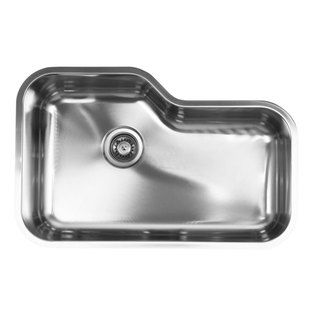 Ukinox DX760 Single Basin Stainless Steel Undermount Kitchen Sink Ukinox Kitchen Sinks