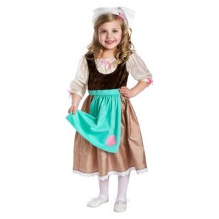 Little Adventures Cinderella Day Dress w/ Head Scarf S