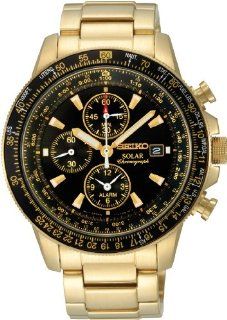 Seiko Solar Chronograph for Him Solid Case at  Men's Watch store.