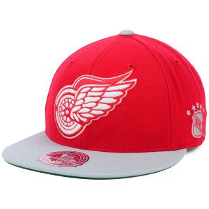 Detroit Red Wings Mitchell and Ness NHL XL Logo 2Tone Fitted Cap