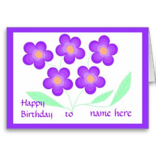 Happy Birthday Card Add name.