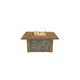 The Outdoor GreatRoom Company Sierra Firepit Table with Rectangle