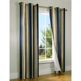 Weathermate Broad Stripe Cotton Duck Panel Set with Grommets 80" x 63"