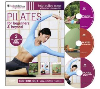 Pilates For Beginners & Beyond   3 Disc Box Set —