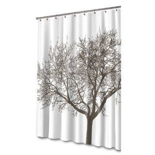 Splash Home Tree Mocha Eva Shower Curtain  