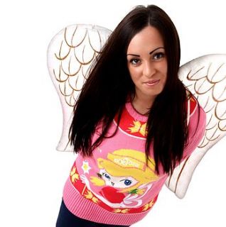 women's fairy christmas jumper by christmas jumper company