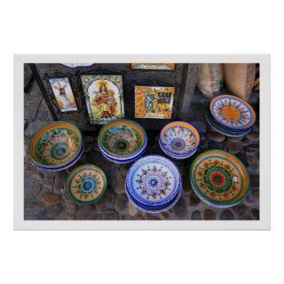 Talavera Pottery Poster