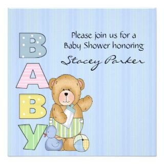 Baby Bear Invitation