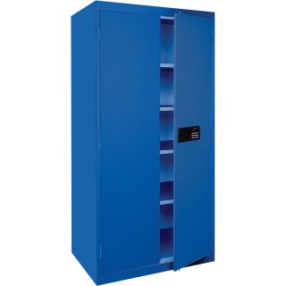 Sandusky Lee Keyless Electronic Cabinet — 36in.W x 18in.D x 72in.H  Storage Cabinets