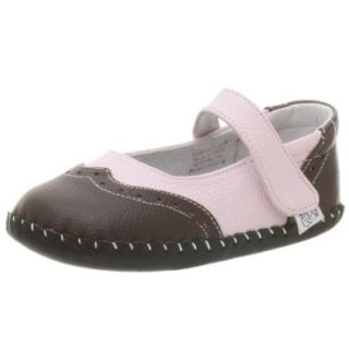 pediped Originals Samantha Mary Jane (Infant),Pink/Brown,Small (6 12 Months) Shoes