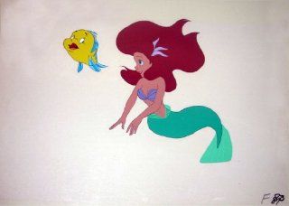 Original Production Animation Cel from Disney's "The Little Mermaid"  Prints  