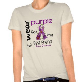 Lupus I WEAR PURPLE FOR MY BEST FRIEND 43 T Shirts
