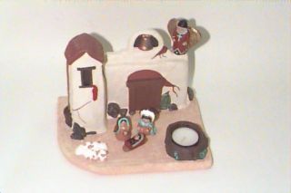 6 Piece Native American Nativity Set —
