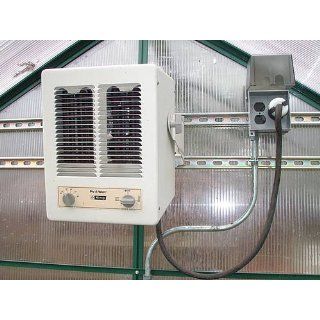 King KBP2406 5700 Watt MAX 240 Volt Single Phase Paw Unit Heater, Almond   Floor Heating Registers  