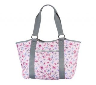 LeSportsac Printed Nylon Embroidered Carryall Tote —