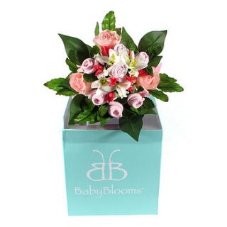new mum and baby girl clothing gift bouquet by snuggle feet