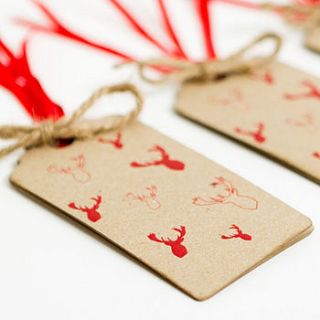 'mitts off' brown christmas wrapping paper by sophia victoria joy