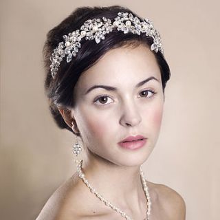 handmade laurel wedding tiara by rosie willett designs