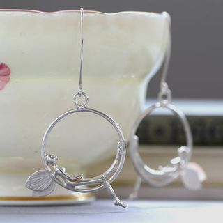 sterling silver fairy earrings by nina louise