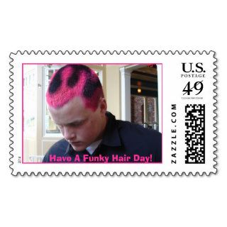 combo all 035, Have A Funky Hair Day Stamp