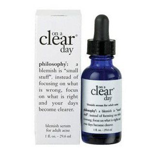 philosophy   on a clear day   salicylic/glycolic acid blemish serum.  Facial Treatment Products  Beauty