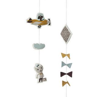 organic cotton fabric baby mobile by little baby company