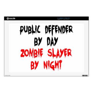 Public Defender Zombie Slayer Laptop Decals