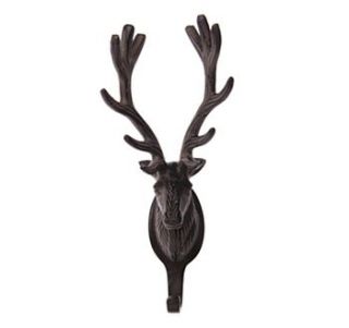 stag head coat hook by belle & thistle