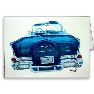 57 Chevy Belaire Greeting Card