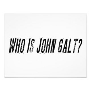 Who Is John Galt? Personalized Invitation