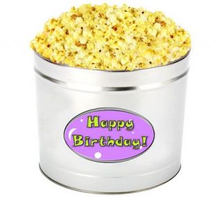 Popcorn Palace Happy Birthday Butter Tin —