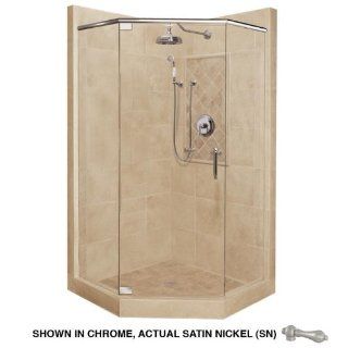American Bath Factory P21 2025P SN Grand Shower Package in Medium Stone   Bed And Bath Products