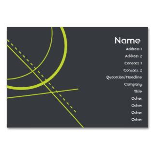 Geometry   Chubby Business Card Template