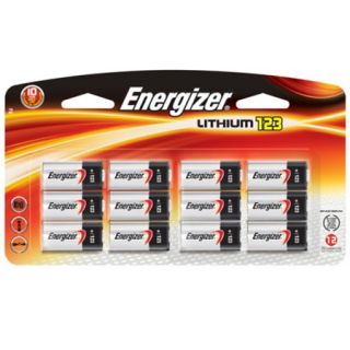 Energizer CR123 Lithium 12 Pack 722720