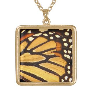 Monarch Butterfly Abstract Pendant