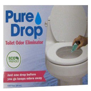 Pure Drop Toilet Odor Eliminator, Just One Drop Before You Go Keeps Odors Away. PACK OF 2 Health & Personal Care