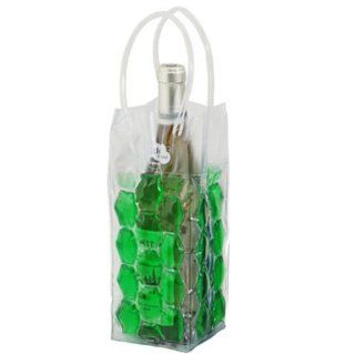 Single Bottle Bubble   Freeze your Bottle Bubble Carrying Tote   Keeps your Wine Cold   Color Green Wine Accessory Sets Kitchen & Dining