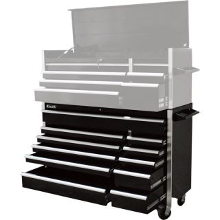 Excel 56in. Steel Tool Cabinet — Bottom Roller, Model# TB5607X-B  Tool Chests