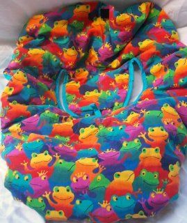 Cozy Baby Cover Infant Car Seat Carrier Cover, Keeps Baby Warm, Frog Pattern, Reversible Baby