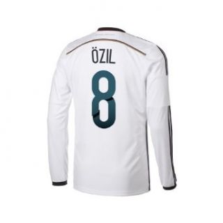 Adidas OZIL #8 Germany Home Jersey World Cup 2014 (Long Sleeve) Sports & Outdoors