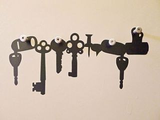 key rack wall stickers by philip watts design