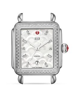 MICHELE Deco Arc Mosaic Diamond Dial Watch Head, 33mm's