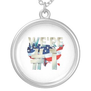 TEE We're Number One USA Necklace