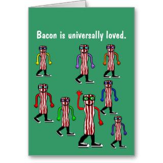 Funny Bacon Birthday Card Gift