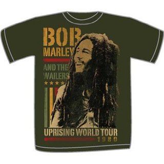 Bob Marley   Uprising Tour T Shirt Music Fan T Shirts Clothing